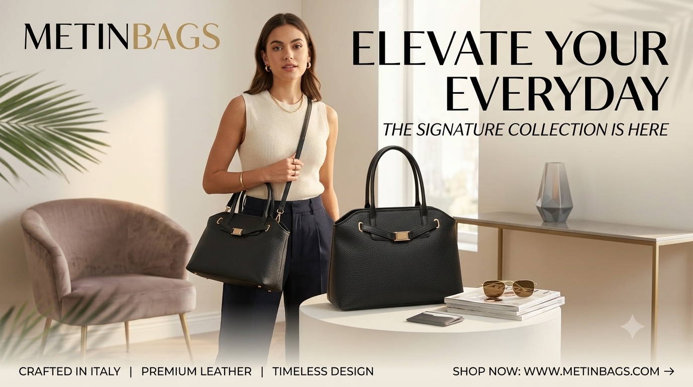 METINBAGS - Elevate Your Everyday - Signature Collection Hero Banner